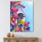 Designart - Titmouse Bird Sitting On A Branch Near A Birdhouse - Traditional Canvas Wall Art Print